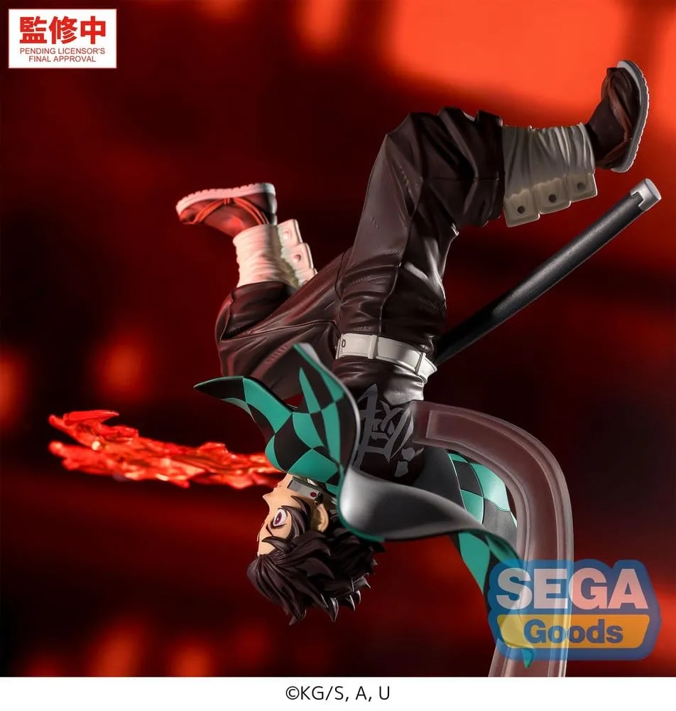 Demon Slayer: Kimetsu no Yaiba Luminasta PVC Figure Tanjiro Kamado Hinokami Kagura Setting Sun Transformation 15 cm
